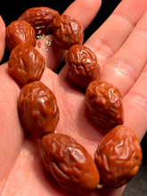 大枣橄榄核手串男款盘玩手捻文玩手把件核雕红枣素