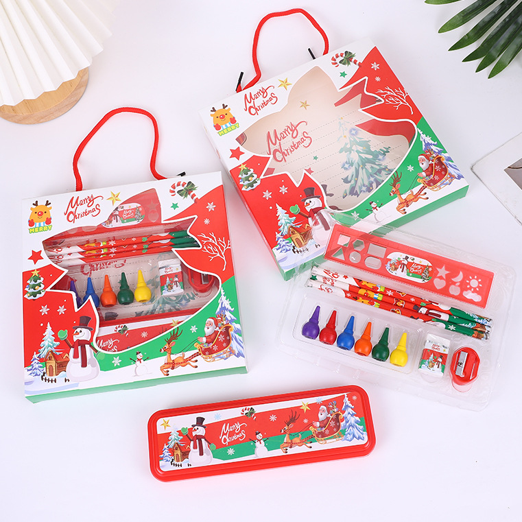 New Gourd Crayon Finger Painting Set Christmas Children's School Supplies Gift Wholesale