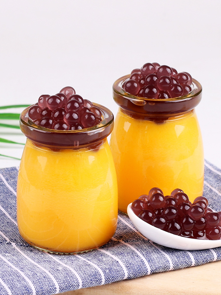 g蓝莓爆爆珠爆爆蛋黑糖奶茶餐饮新品原料可代替珍珠椰果