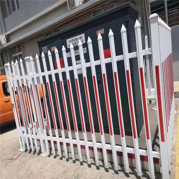 变压器护栏pvc塑钢围墙护栏厂房草坪围栏安全防护栏市政护栏批发