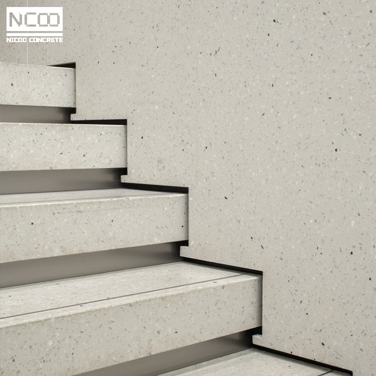 商业装饰水磨石人造制作建筑楼梯墙面无机水磨石厨房水磨石预制板