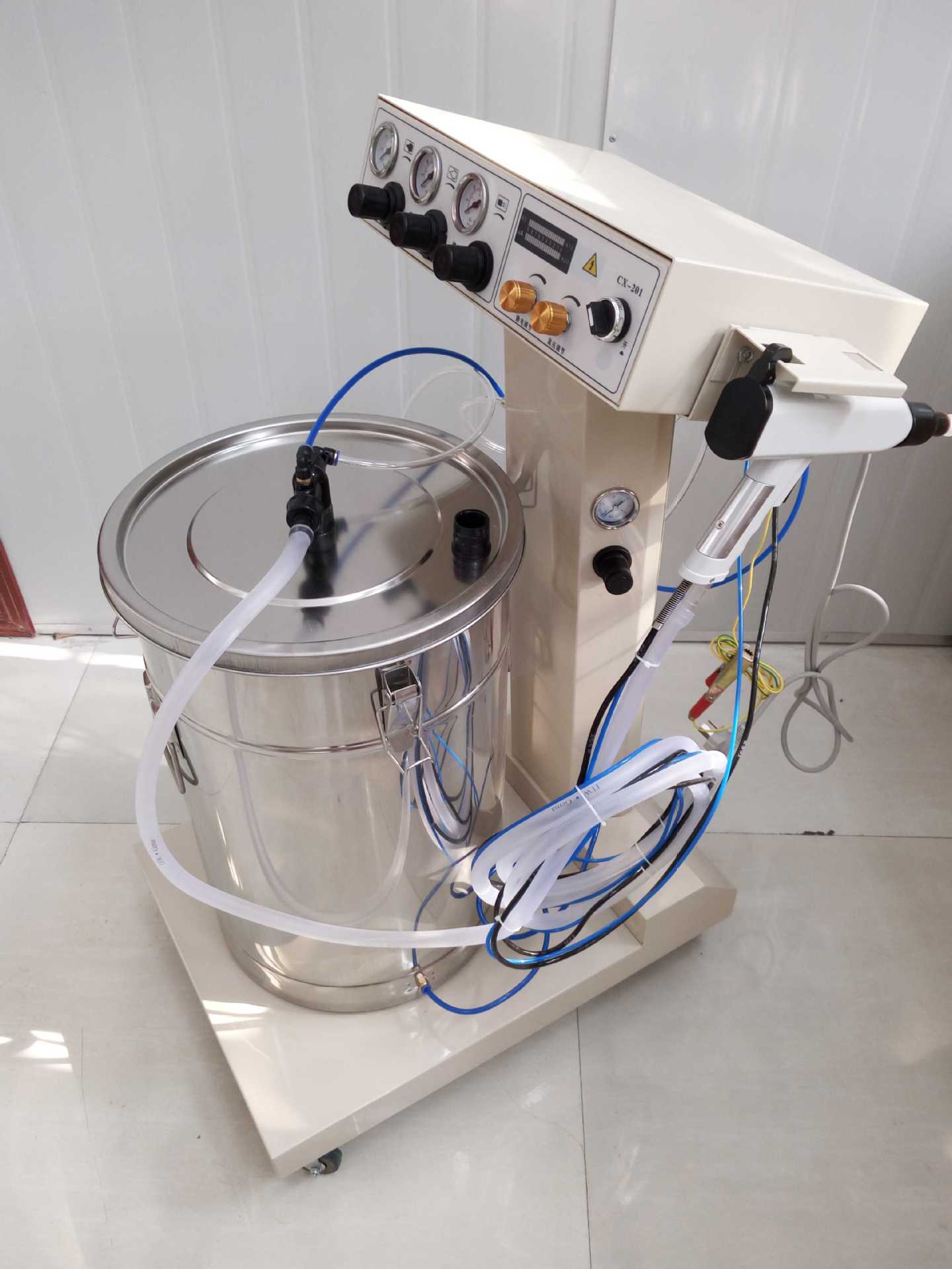 供应全自动静电喷涂机 高压雾化自动喷粉喷塑机 撒粉机厂家批发