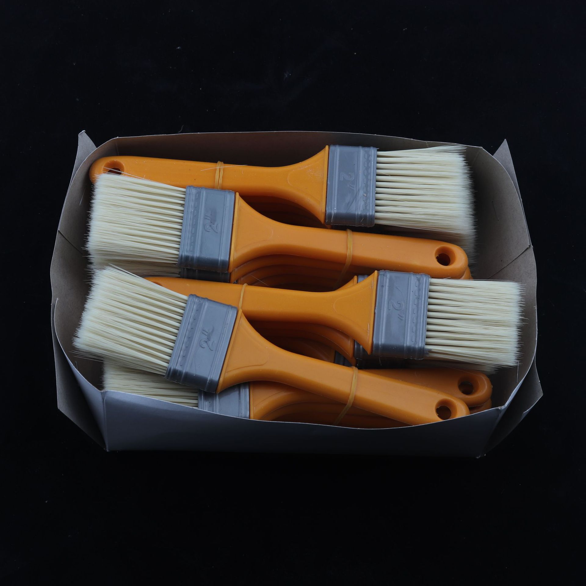 软毛毛刷子精品油漆刷塑柄尼龙刷2号涂料清洁小刷子义乌小商品