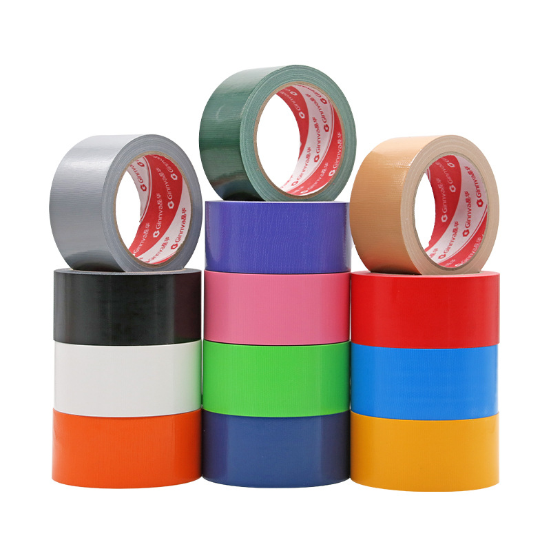 Jinghua Wholesale Color Single-Sided Duct Tape Strong Tensile Wear-Resistant High-Adhesive Waterproof Easy-to-Tear Seam Carpet Tape