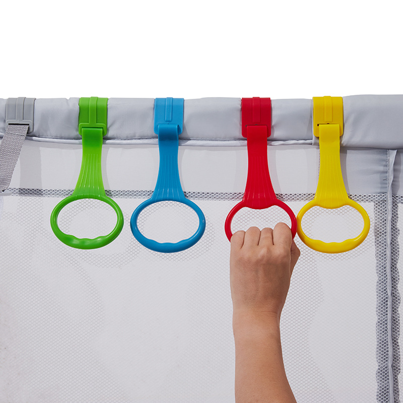 手拉环婴儿床围栏婴童臂力学步拉环辅助宝宝站立拉环儿童挂钩吊环