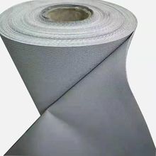 防火布阻燃耐高温隔热挡烟捶壁  软连接 硅胶玻璃纤维灰色硅胶布