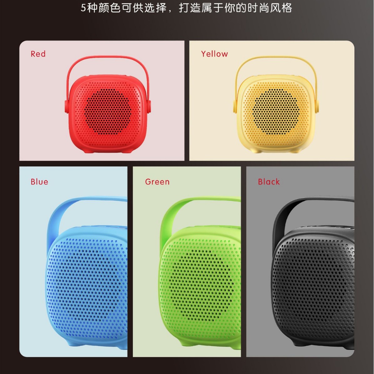 Factory Direct Hair 52mm Small KTS-1678 Portable Bluetooth Speaker