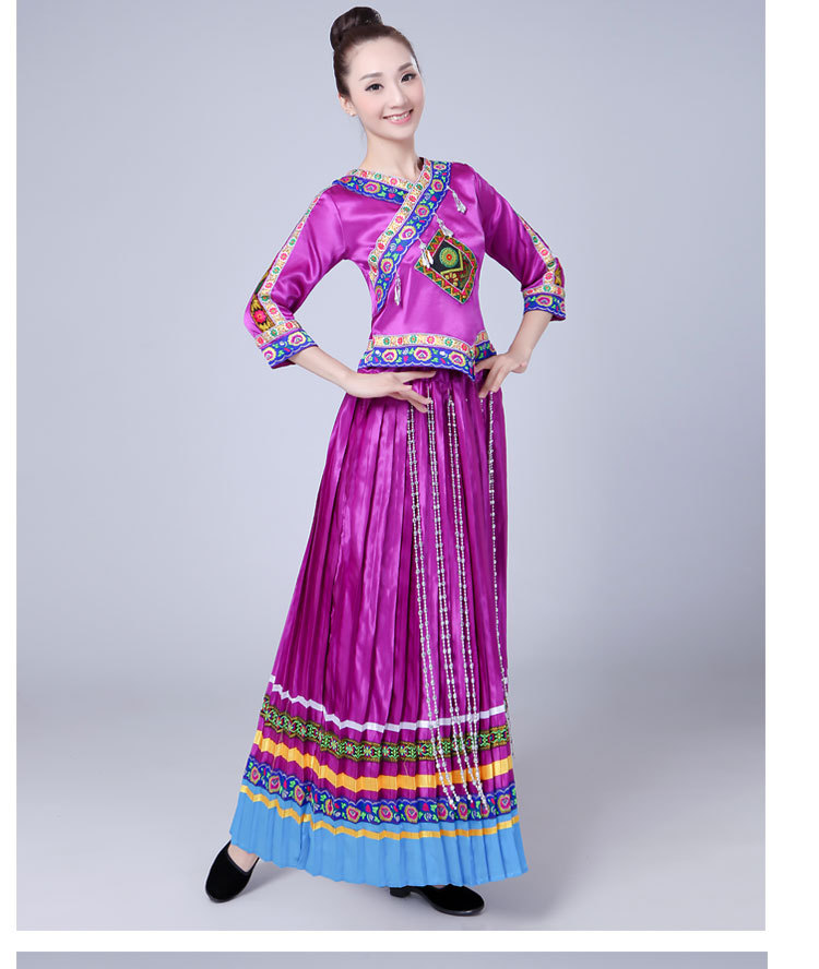 少数民族服装广西壮族贵州云南苗族衣服表演服饰舞蹈演出服女