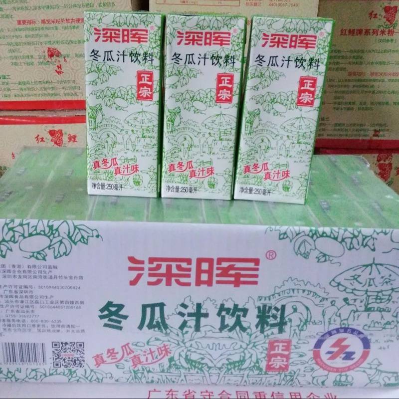 广东省包邮汕头特产深晖冬瓜汁(冬瓜茶)饮料250毫升24支整箱-阿里巴巴