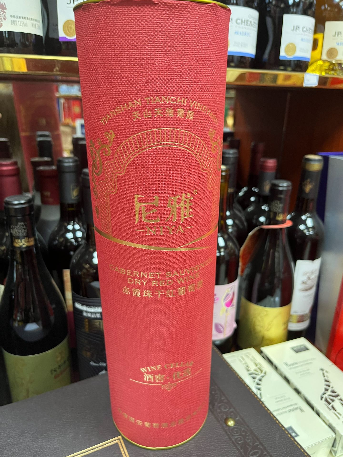 新疆尼雅赤霞珠酿酒师干红葡萄酒13度750ml*6瓶/箱