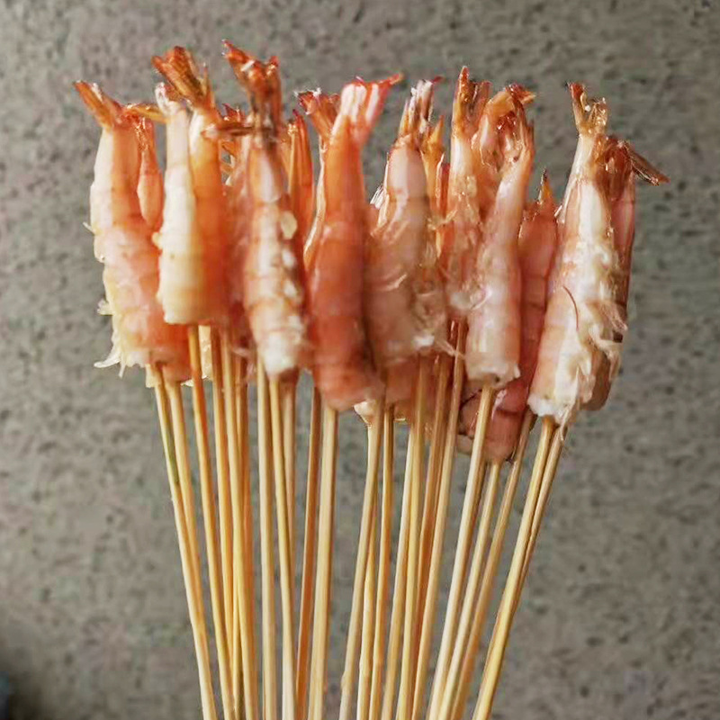 铁板烧烤食材炸青虾小串冷冻商用新鲜一口虾河虾对虾基围虾3000串