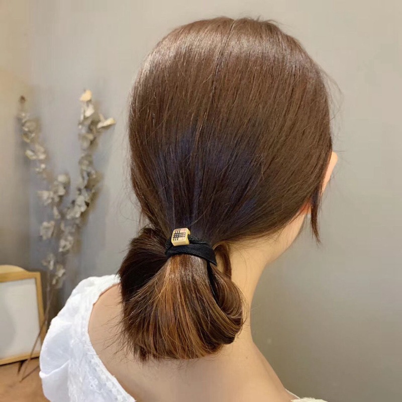 Korean Dongdaemun Hair Accessory Leopard Plaid Rubber Band Hair Band Simple New Temperament Hair Rope Bracelet Dual-Use Headdress