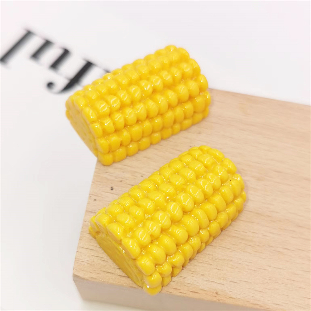仿真树脂花生玉米块食物模型 儿童娃娃屋过家家玩具配件材料批发