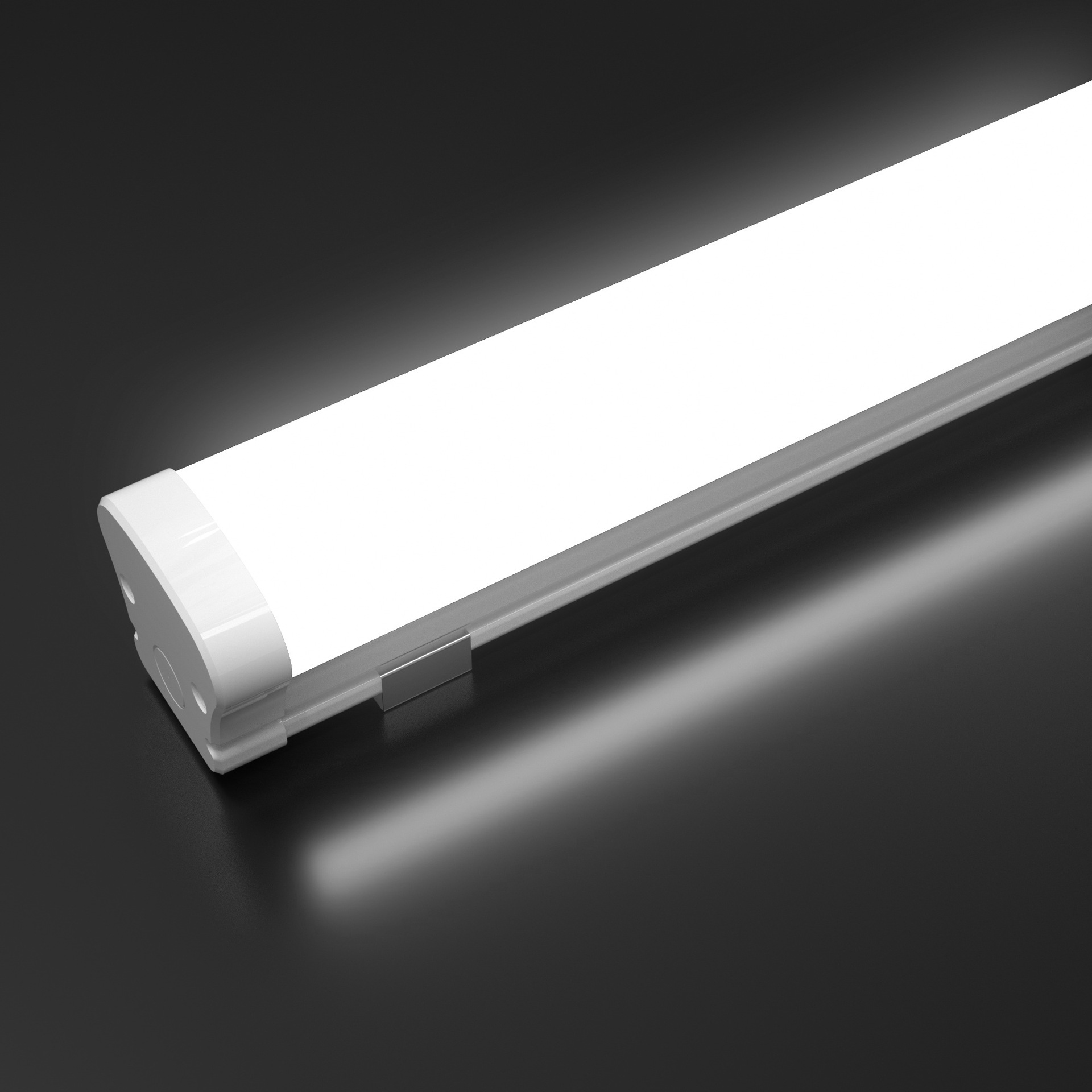 防尘led长条洁净灯 吸顶吊装日光灯 学校超市商场照明灯