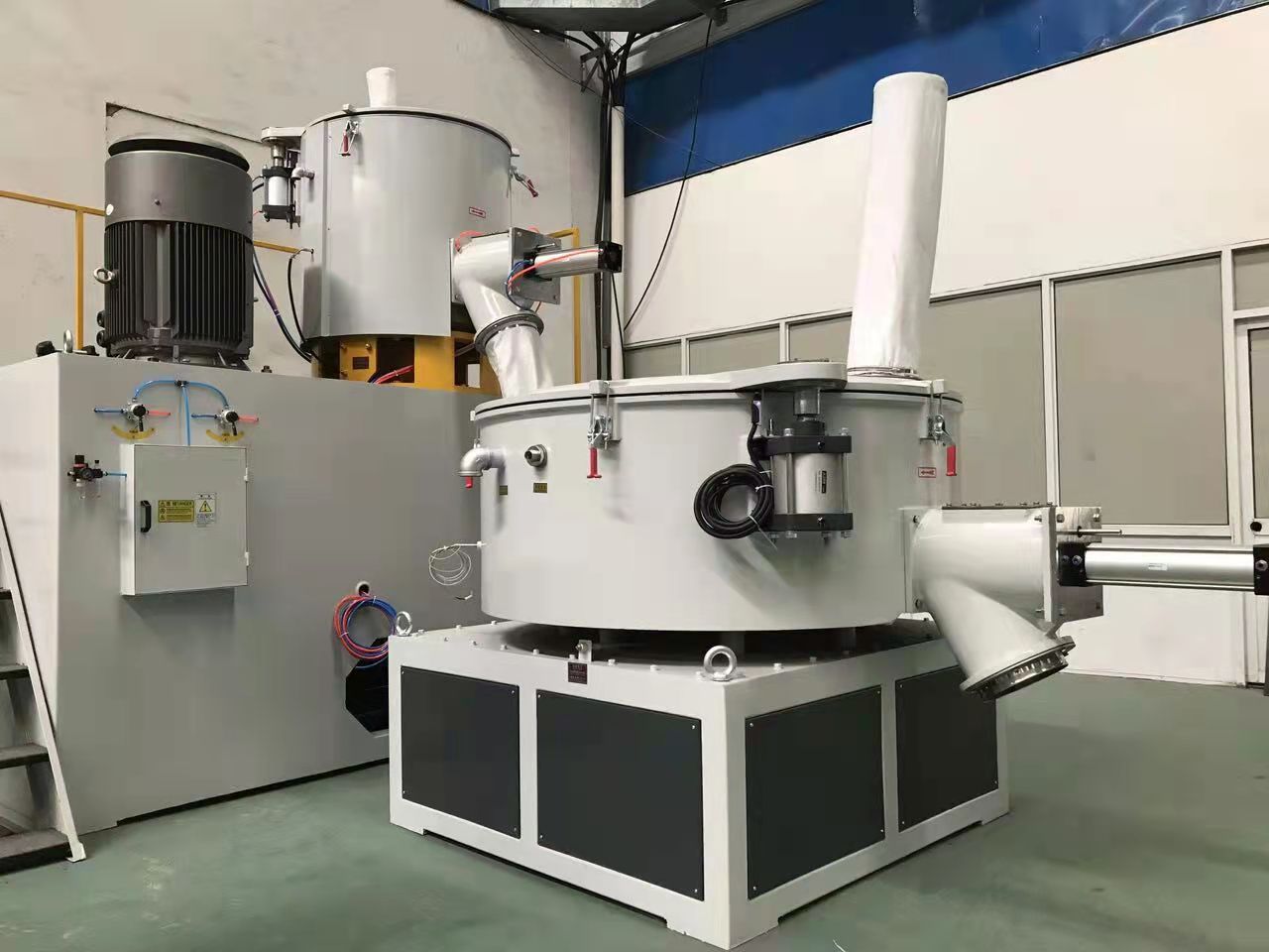 pvc树脂粉高速搅拌锅 pvc粉料高速混合机组 pvc行业专用高速机