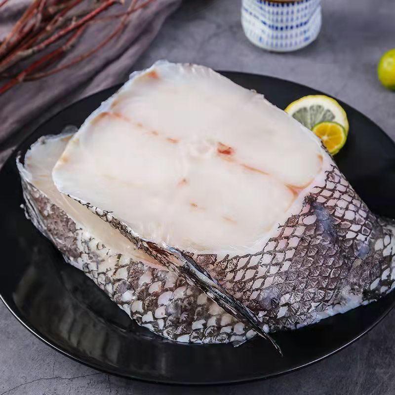 银鳕鱼【无冰衣】鳕鱼片新鲜深海段鳕鱼冷冻鳕鱼块辅食鱼肉大块