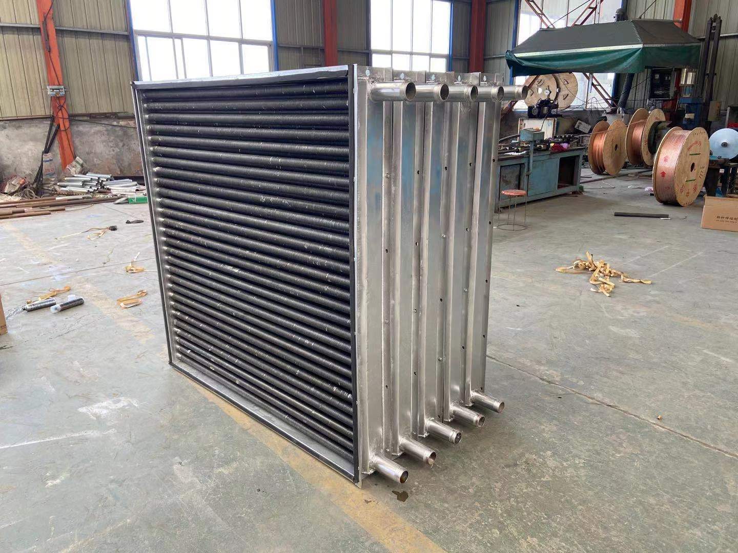 机械干燥设备散热器冷却蒸汽加热翅片不锈钢换热器管式换热器