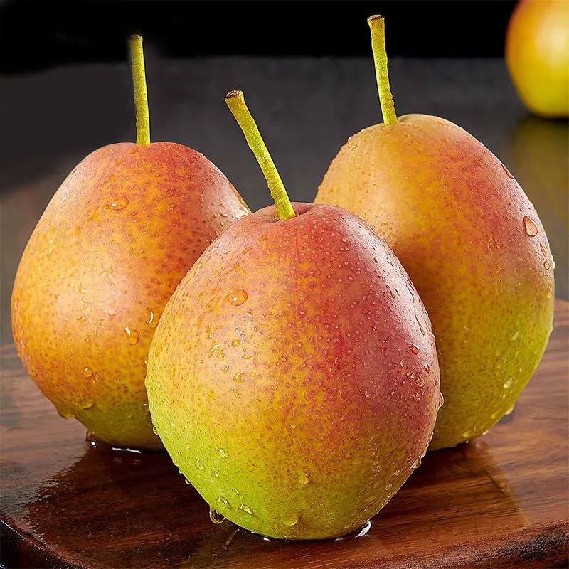 新鲜梨子脆甜多汁孕妇水果红香酥梨3/5/9斤整箱梨子批发香梨