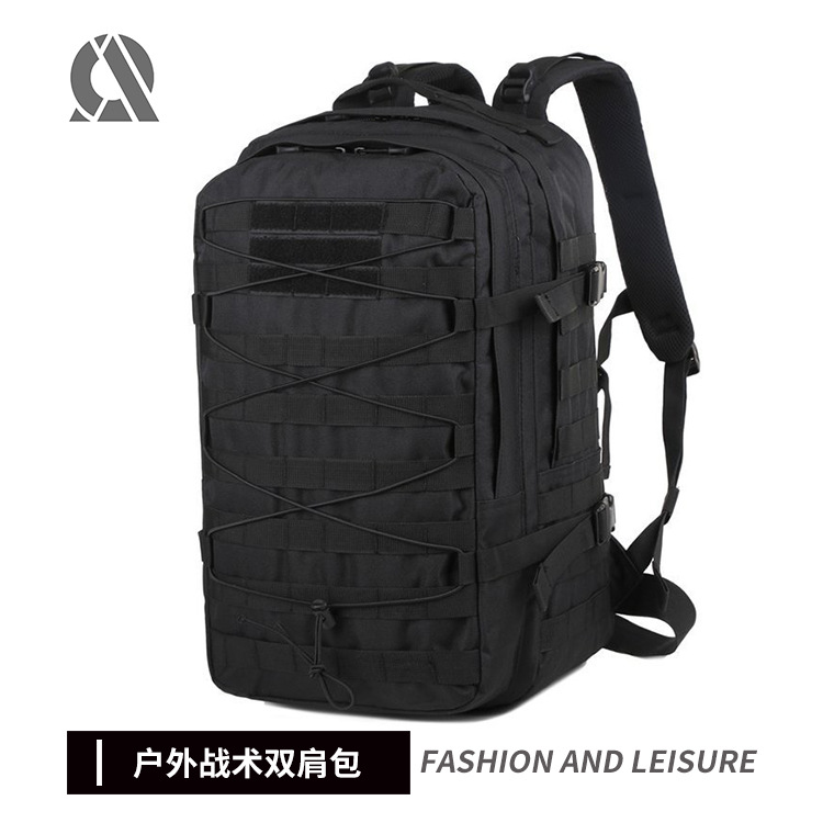 50升户外运动徒步军迷彩背包休闲轻便野营登山骑行战术出行旅行包