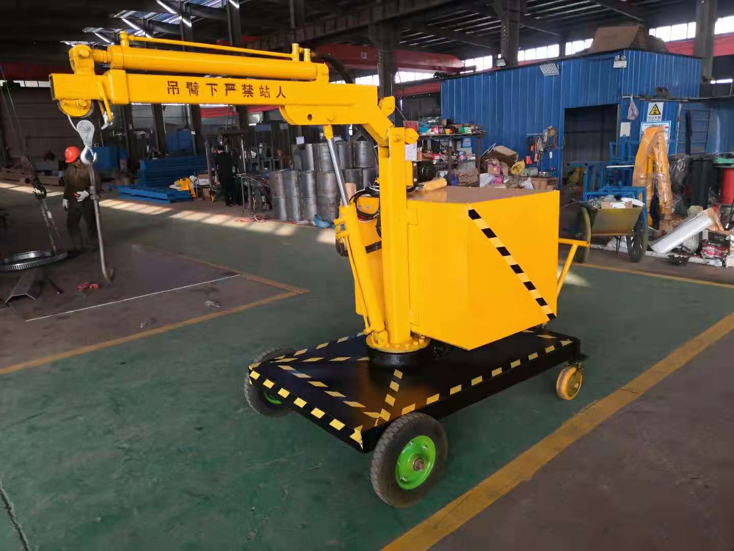 1 2吨液压小吊车 全自动液压吊运机 微型电动起吊机 钢丝绳牵引机