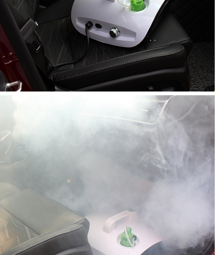 室内车内车载杀菌除臭除味雾化纳米烟雾消毒机汽车空调雾化消毒机