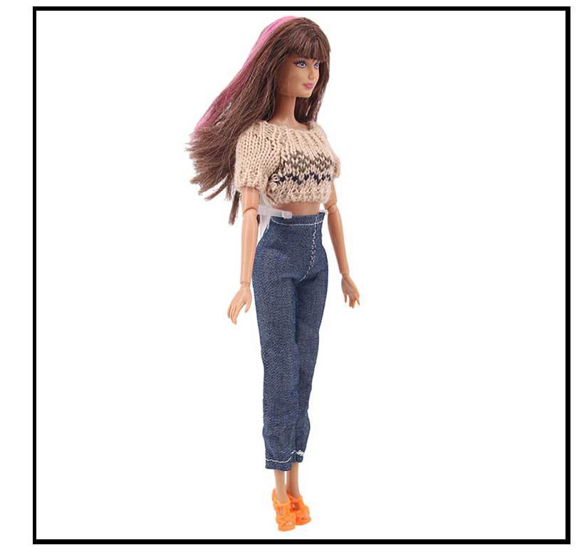 商品描述视频展示芭比娃娃配件毛衣圣诞衣服适用年龄少年(7-14岁)是否