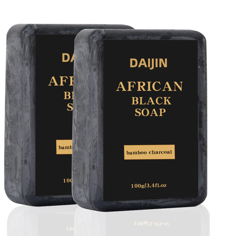 非洲黑皂竹炭手工皂沐浴肥皂身体清洁洗澡香皂跨境外贸代加工