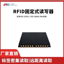 RFID固定式读写器分体远距离读卡多通道远距离固定式读卡器外接天