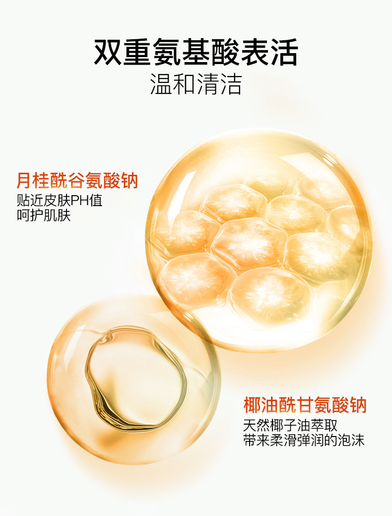 氨基酸洗面奶保湿温和清洁院线女士男士洁面乳洁面膏现货批发