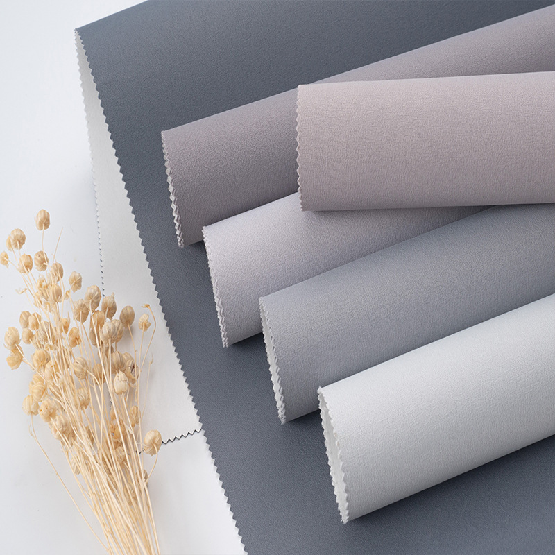 莫兰迪色系高精密丝绸高档无缝墙布哑光纯色壁布客厅书房卧室背景