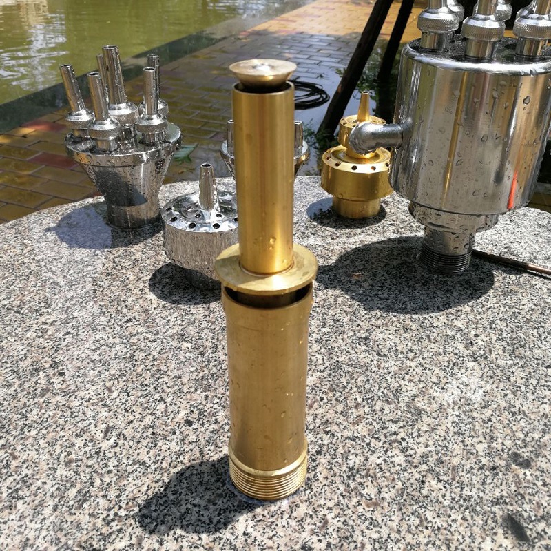 厂家直供 水池景观水景设备 dn25 全铜双层喇叭花 牵牛花喷泉喷头