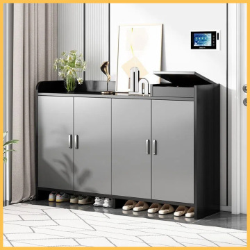 鞋柜鞋架门口楼道走廊鞋子收纳柜家用进门靠墙简易多层柜子储物柜