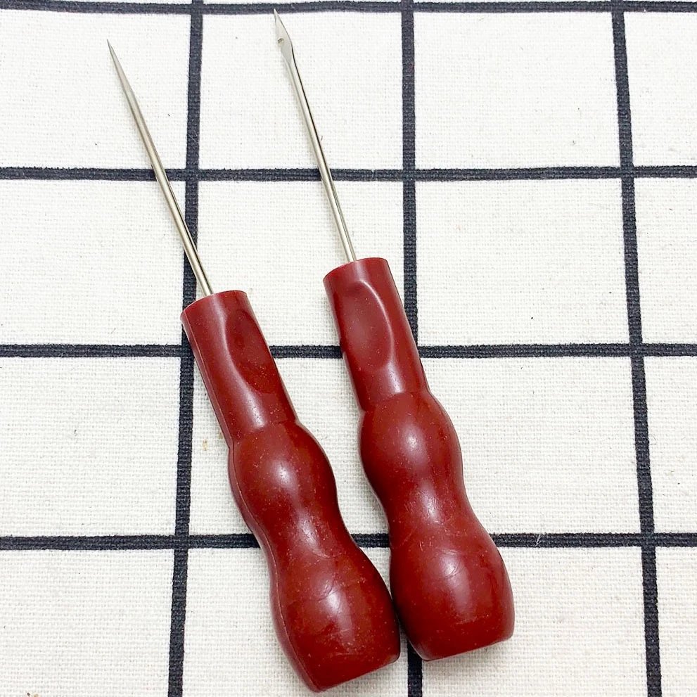 塑料柄把穿孔手工修鞋纳鞋底锥子修鞋纳鞋底针锥做鞋钩针工具批发