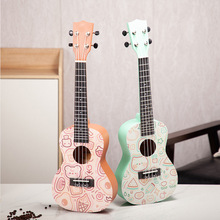 尤克里里ukulele弹奏乐器可爱小吉他高颜值彩色跨境电商代销代发