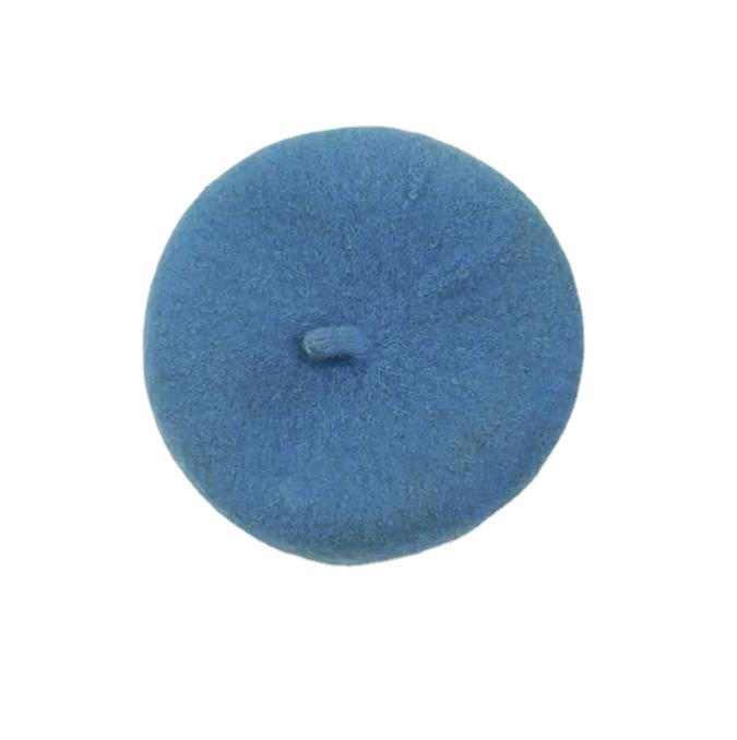 Solid Color Ins Style Pet Supplies Painter Wool Hat Dog Accessories Beret Mini Decoration Headdress for Taking Photos