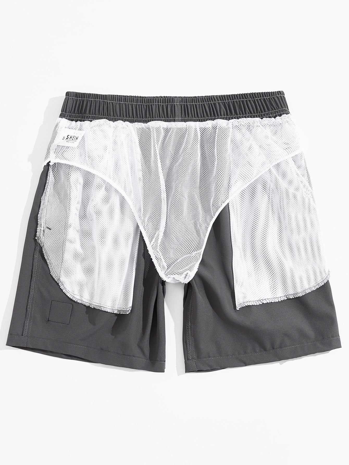 亚马逊游泳裤男士成人防水2021新款休闲沙滩裤大裤衩外贸平角短裤