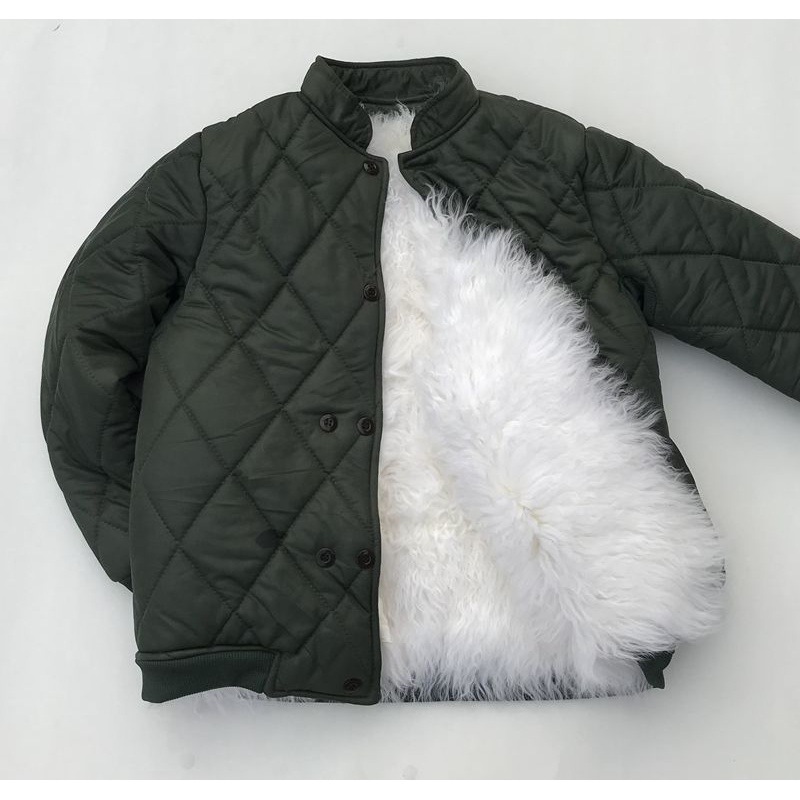 羊毛棉袄男皮毛一体中老年加厚羊皮棉衣皮袄秋冬季真羊毛外套