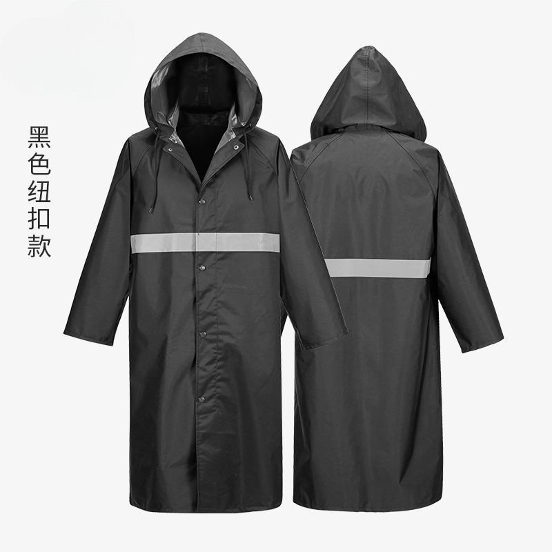 户外 徒步雨衣3531长款防暴雨身加大加厚成人男女劳保跨境代发