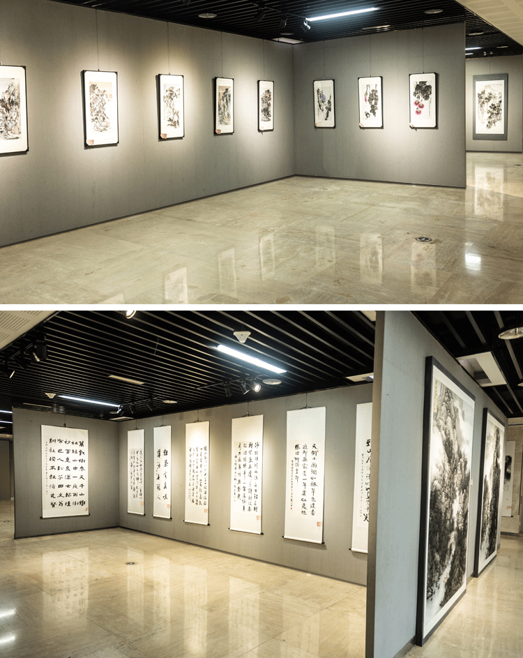 无缝艺术板墙 学校美术馆文化馆摄影宣传作品贴亚麻布书画展板墙