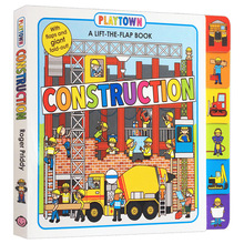 Playtown ConstructionA-Lift-the-Flap-Book玩玩镇系列建筑英文