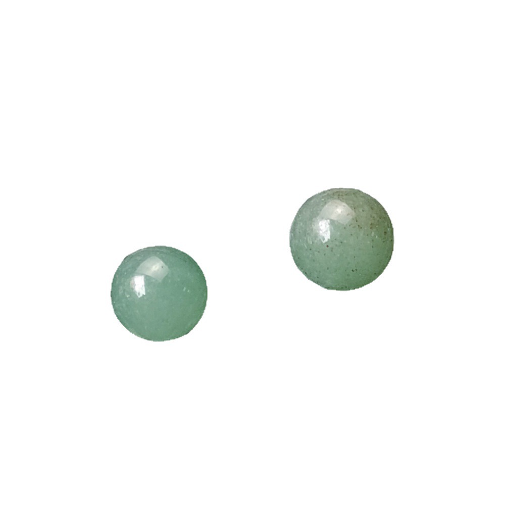 Natural Stone Non-Porous-Ball Ball Natural Amethyst Green Gold White-Barked Pine Agate DIY Non-Hole round Beads