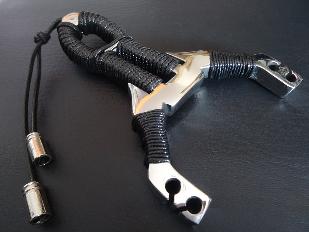 304弹弓不锈钢线切割打窝竞技汉武蛋弓狼牙图龙皮筋弓架特价清仓