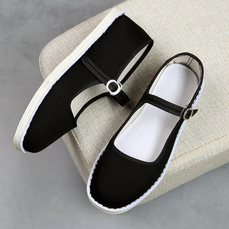 手工养生布鞋女