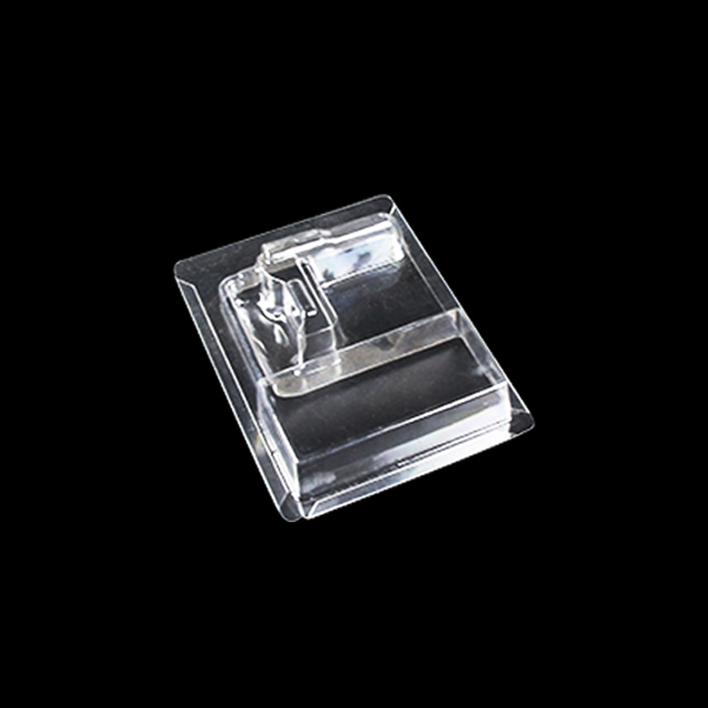 折边插卡吸塑包装盒日用品透明吸塑包装pvc三折边塑料泡壳定 制