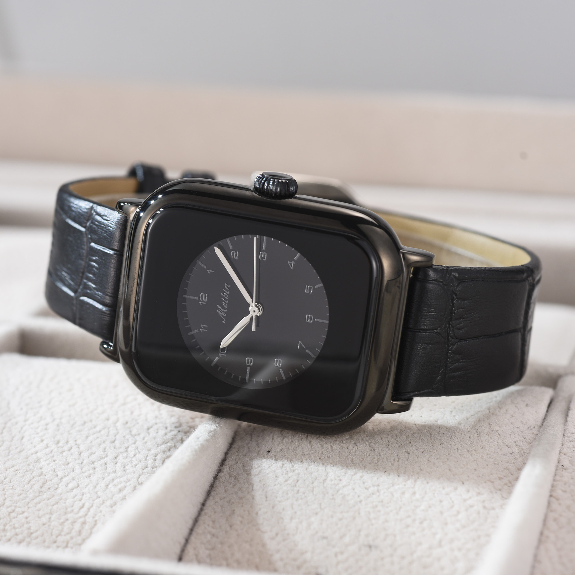 美宾手表女表长方形皮带石英表品牌时尚抖音直播热销运动女士手表