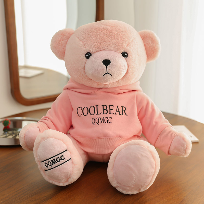 New Little Black Bear Doll Teddy Bear Plush Toy Cool Bear Doll Funny Girls' Gifts