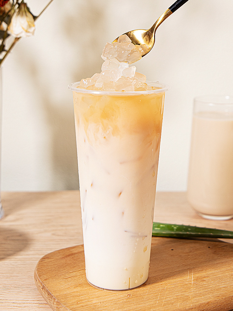 糖水芦荟果粒 芦荟丁芦荟果肉奶茶 店专用 原料 1kg袋装