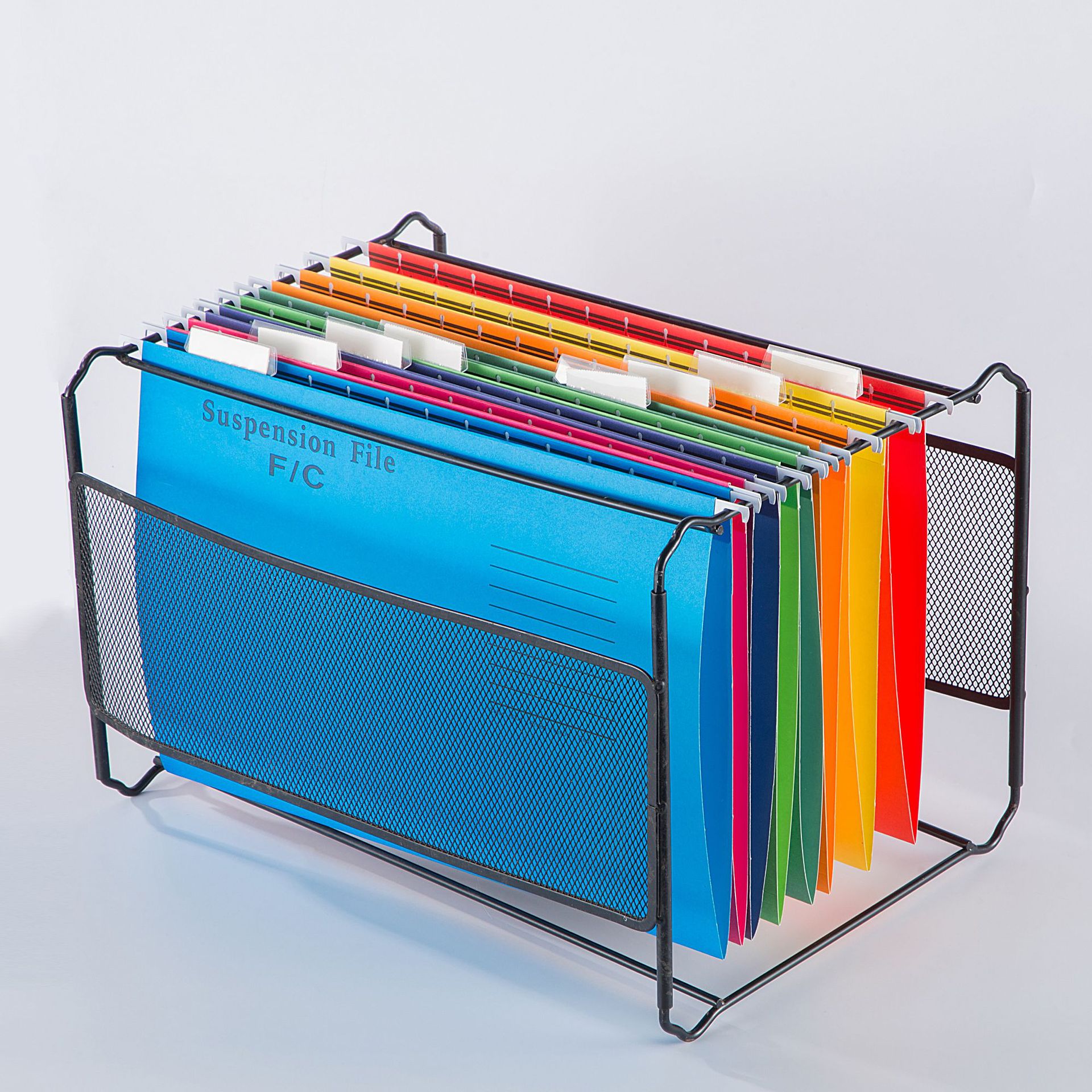 得力5349加厚文件夹大容量收纳a4规格长押夹分类存放双夹收存-报价