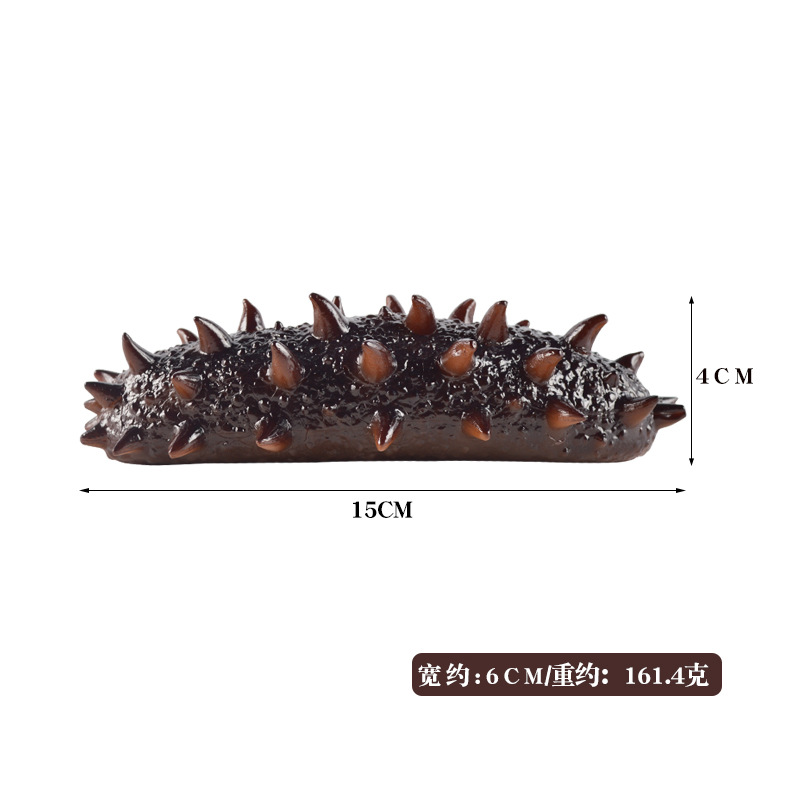 One Piece Dropshipping Simulation Seafood Model Fake Sea Cucumber Props Fun Trick Funny Props Aquatic Sea Cucumber Model