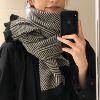 Twill Cashmere scarf Autumn and winter Korean Edition Versatile Shawl Outside the ride Dual use keep warm Collar Twill Cashmere scarf Autumn and winter Korean Edition Versatile Shawl Outside the ride Dual use keep warm Collar